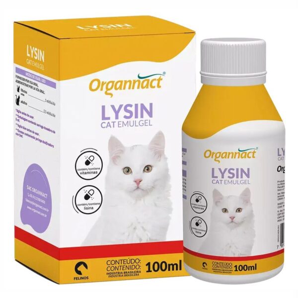 LYSIN CAT EMUGEL 100ML