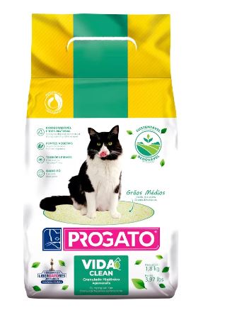 AREIA PROGATO VIDA CLEAN 1,8KG